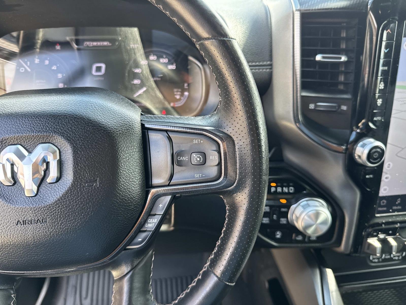 Used 2024 Granite Crystal Metallic Clearcoat Ram Rebel image 24