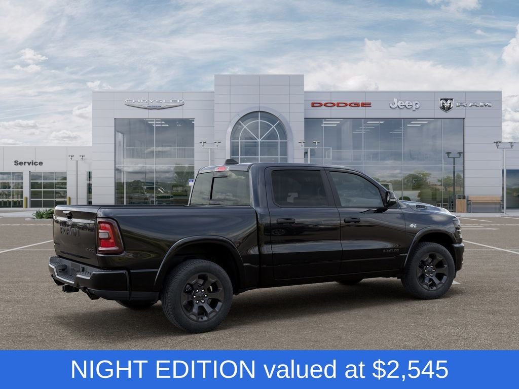 New 2026 Diamond Black Crystal Pearl-Coat Exterior Paint RAM Big Horn/Lone Star image 4