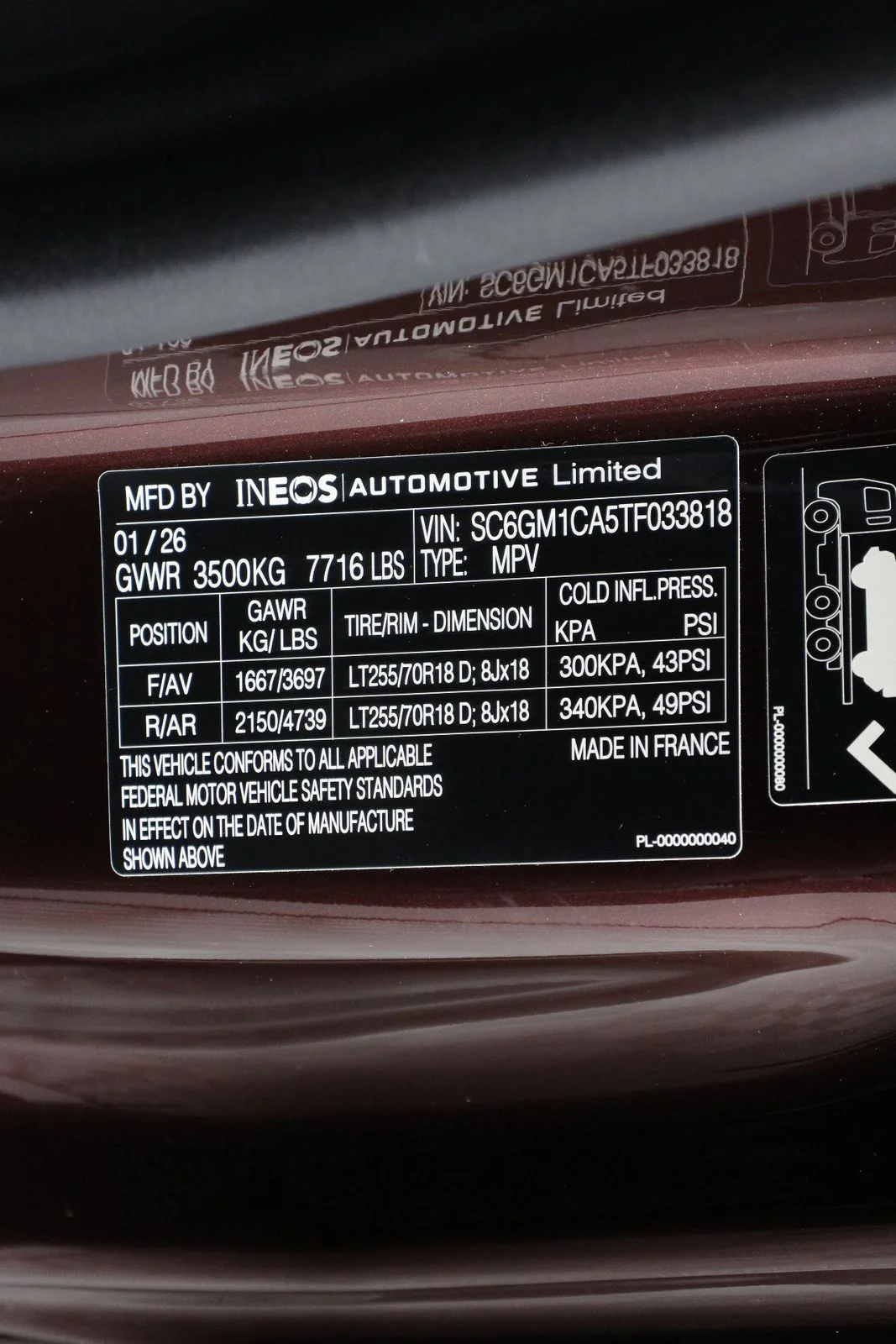 New 2026 Queens Red Metallic INEOS Fieldmaster Edition image 22