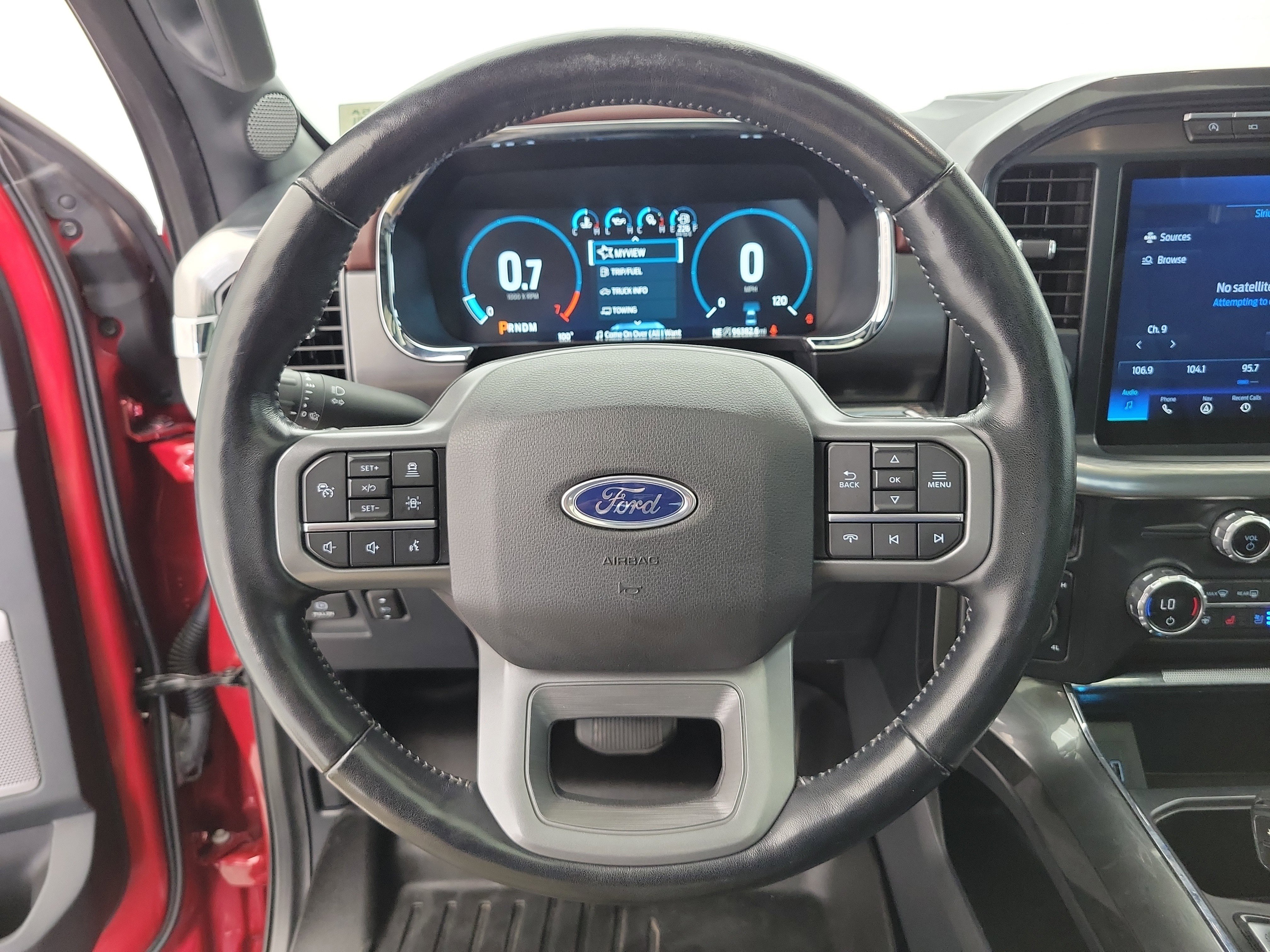 Used 2021 Rapid Red Metallic Tinted Clearcoat Ford Lariat image 21