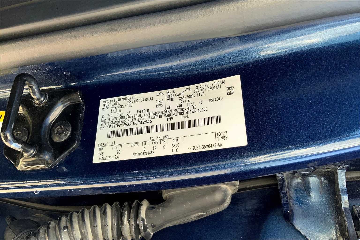 Used 2018 Blue Jeans Metallic Ford XL image 69