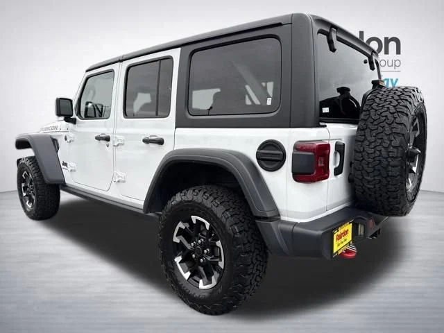 Used 2025 Bright White Clearcoat Jeep Rubicon image 5