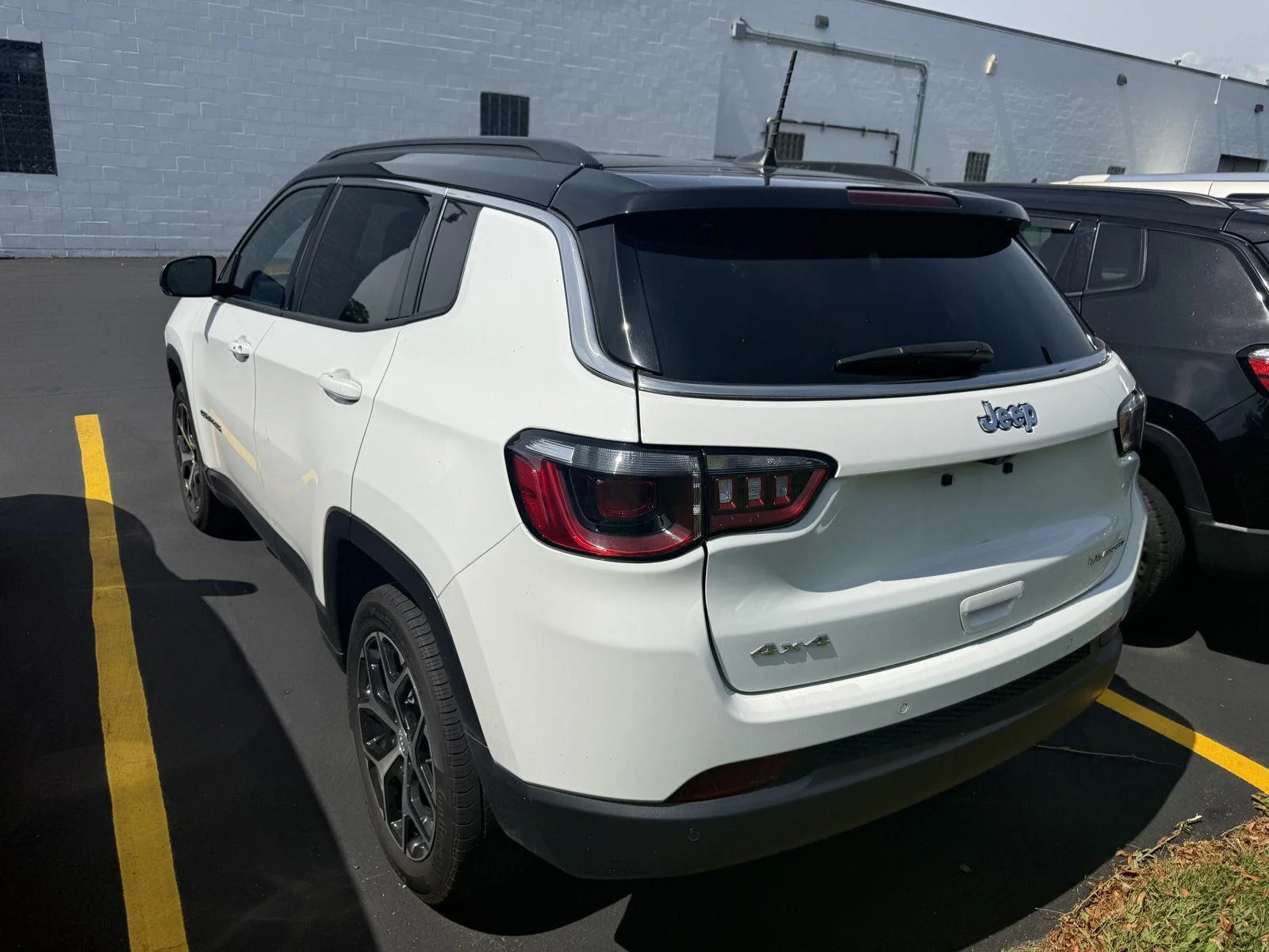 Used 2024 Bright White Clearcoat Jeep Limited image 3