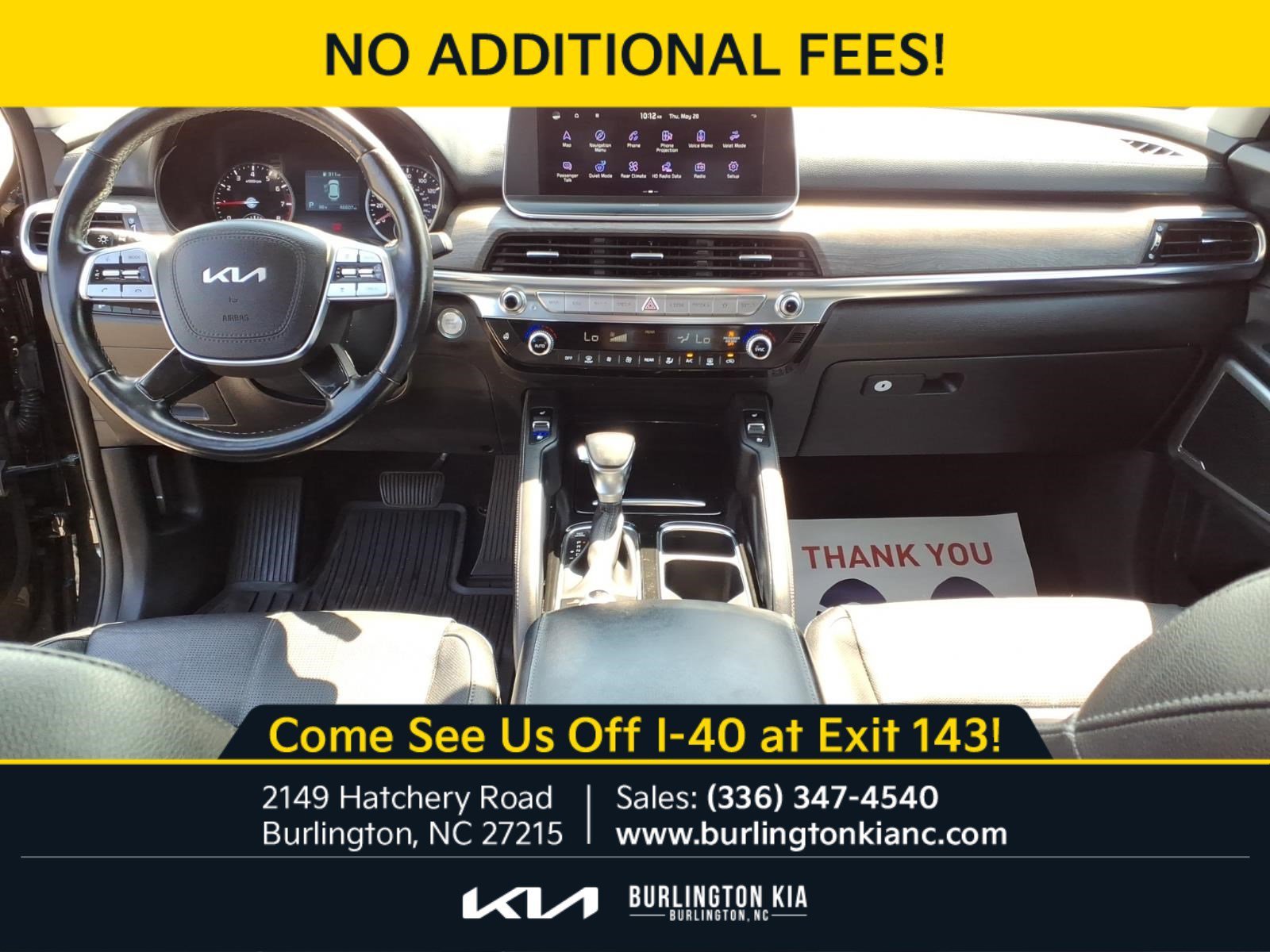 Certified Used 2022 Ebony Black Kia EX image 7