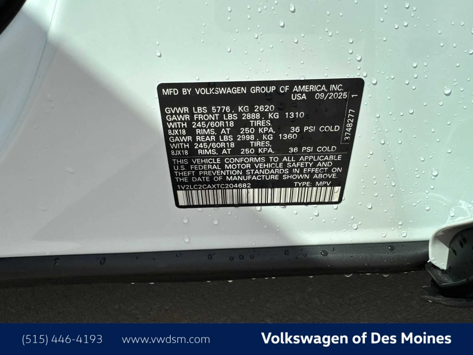 New 2026 Opal White Pearl Volkswagen 2.0T SE image 21