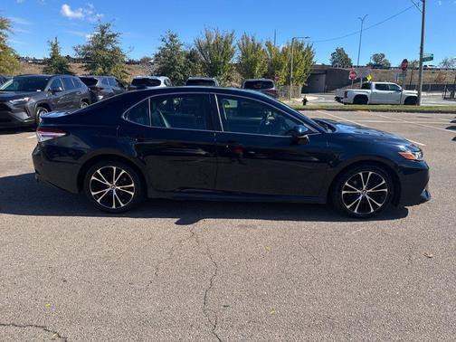 Certified Used 2020 Blue Toyota SE image 8
