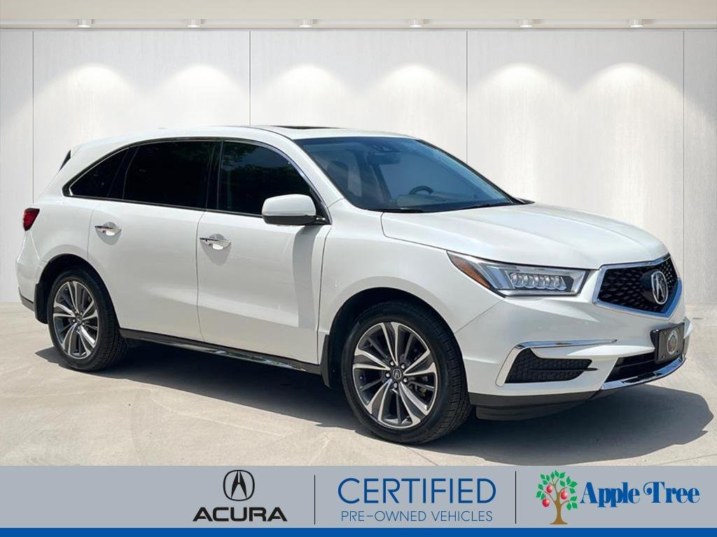 Certified Used 2019 White Diamond Pearl Wa Acura SH-AWD w/Tech image 2