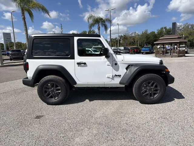 New 2026 Bright White Clear-Coat Exterior Paint Jeep Sport S image 3