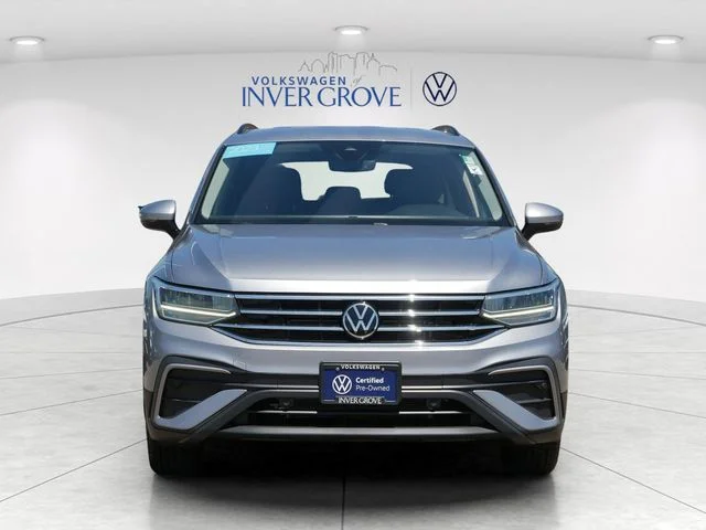 Certified 2023 Volkswagen Tiguan S with VIN 3VVFB7AX8PM098681 for sale in Inver Grove Heights, Minnesota