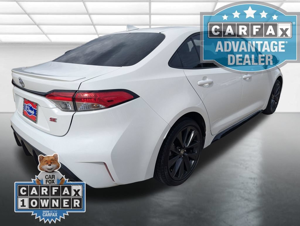 Used 2025 White Toyota SE image 2