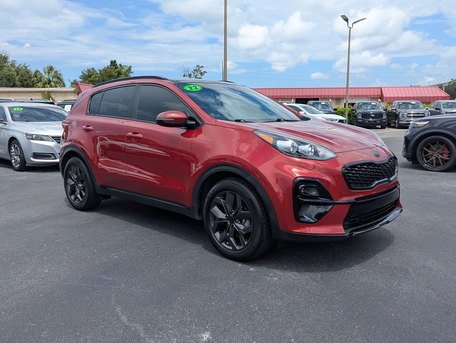 Used 2022 Kia Sportage Nightfall with VIN KNDP63AC1N7989772 for sale in Spring Hill, FL
