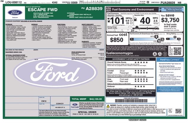 Certified Used 2023 Gray Ford Base image 9