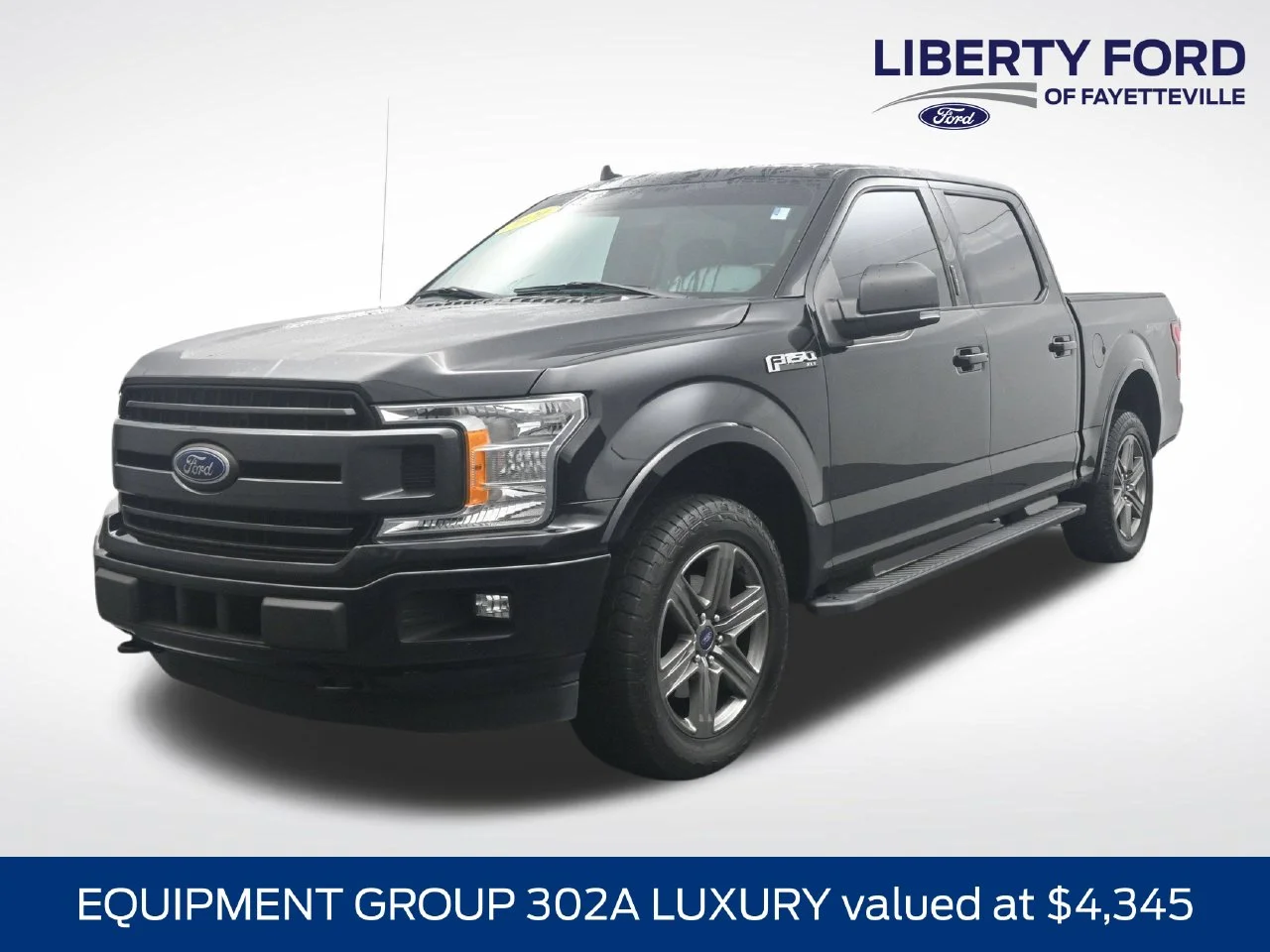 Used 2020 Black Ford XLT image 1
