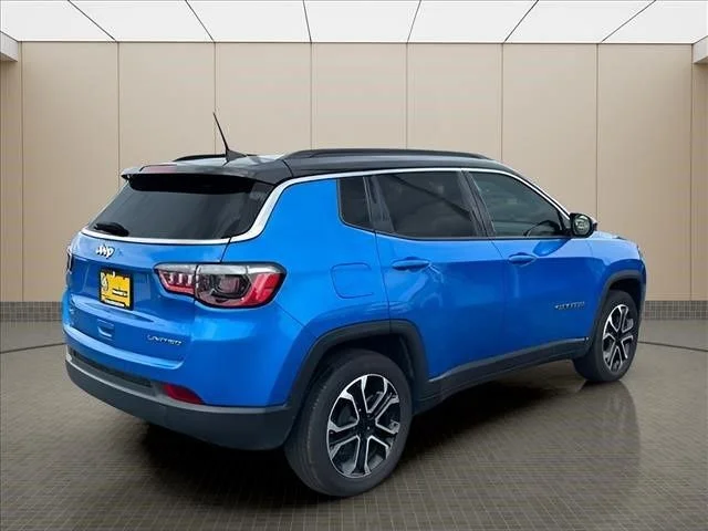 Used 2024 Blue Jeep Limited image 3