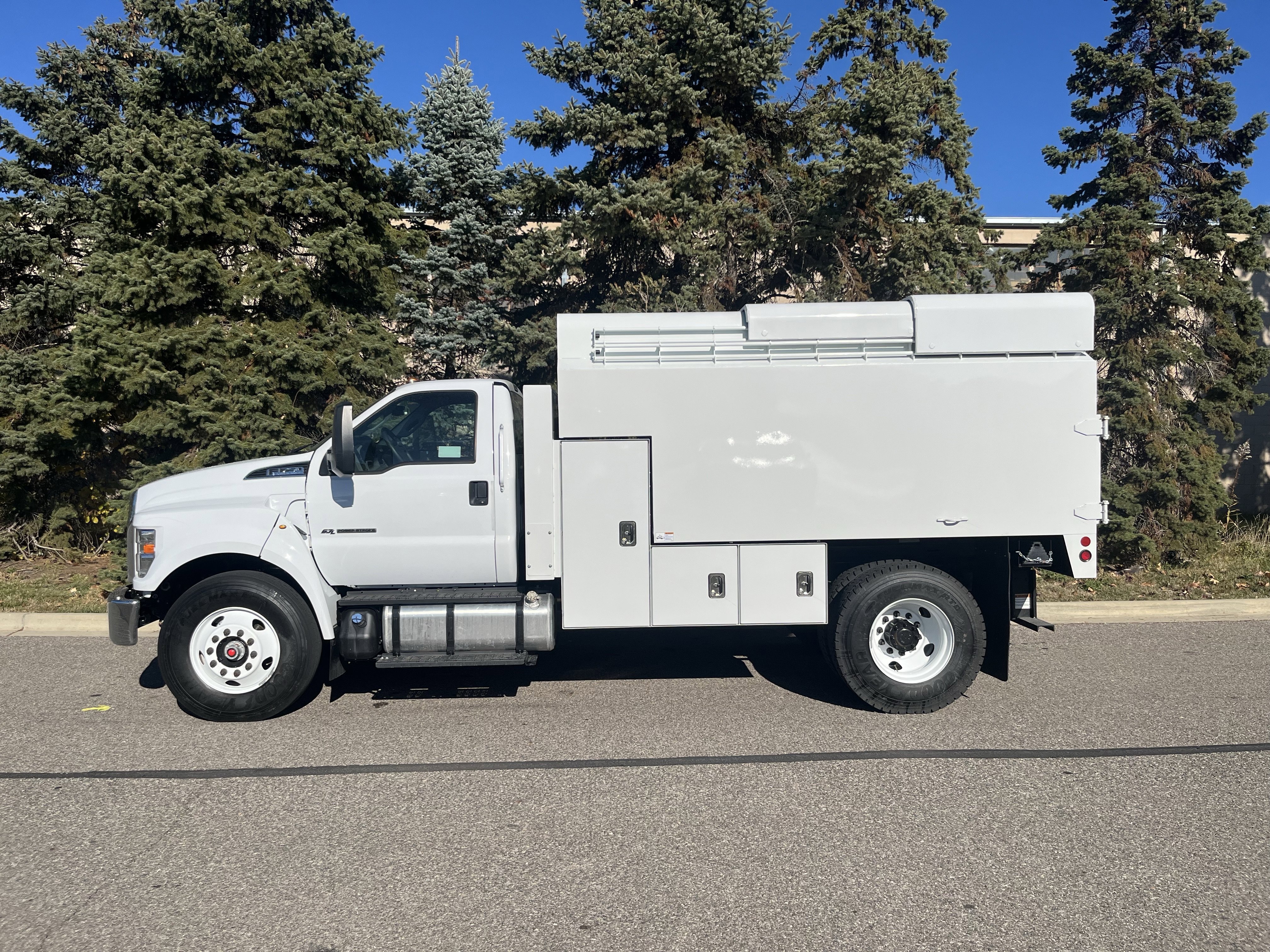 New 2025 Oxford White Ford CHIPPER BODY image 6