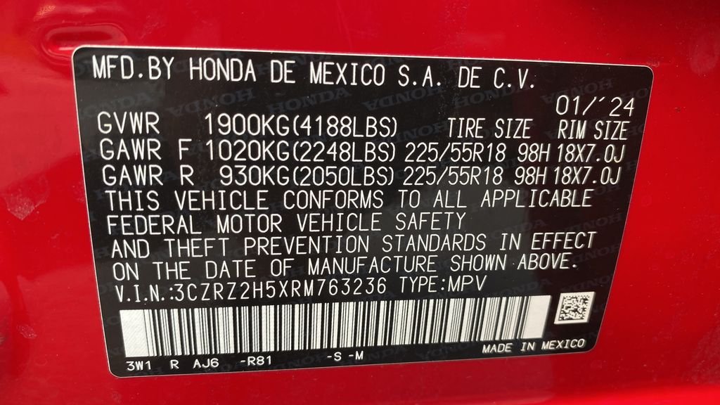 Certified Used 2024 Red Honda Sport image 27