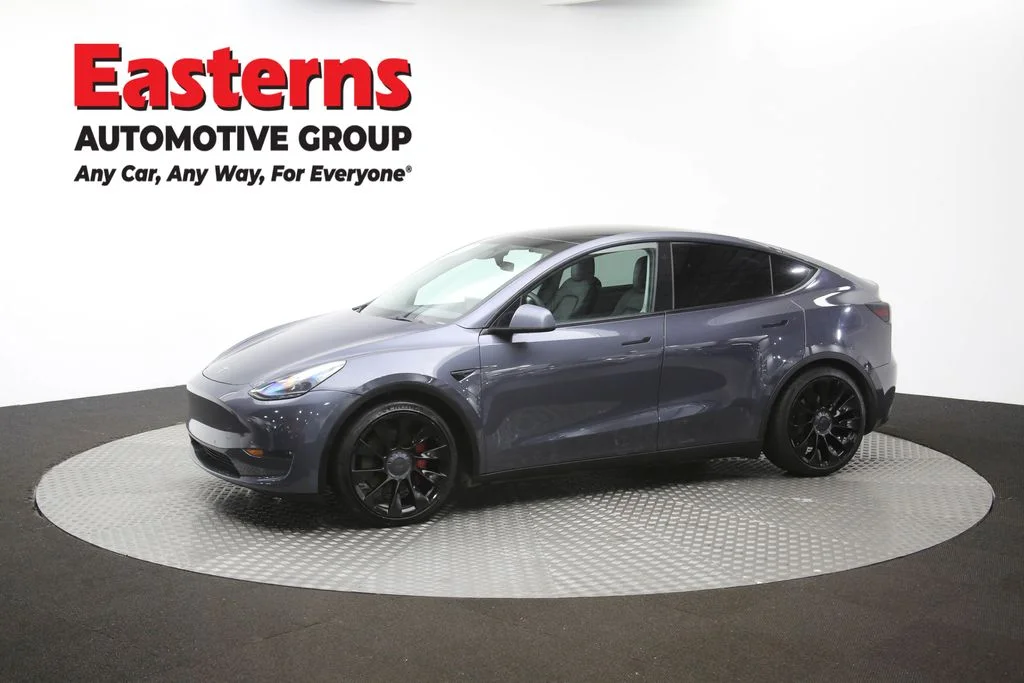 Used 2022 Gray Tesla Performance image 54