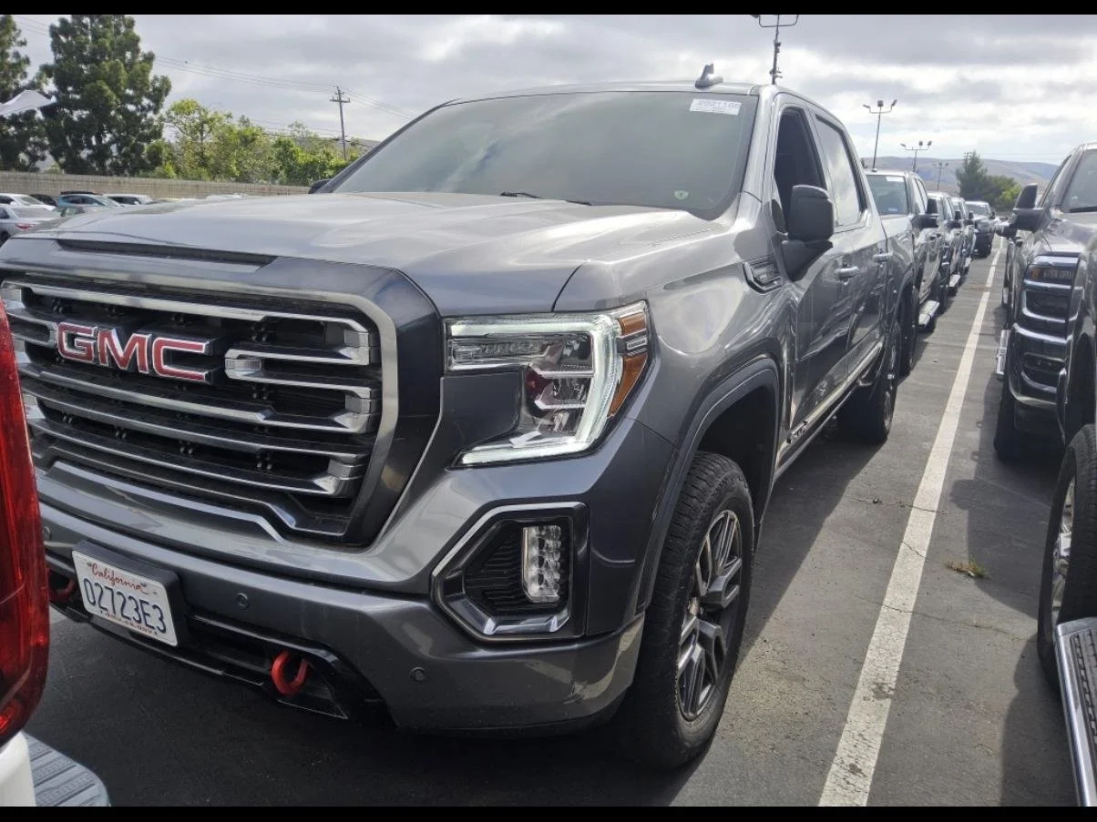 Used 2021 SATIN STEEL METALLIC GMC AT4 image 1