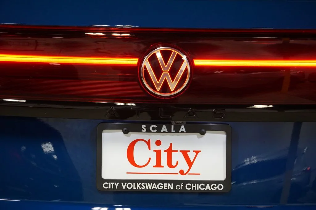 Certified Used 2025 Mountain Lake Blue Metallic Volkswagen 2.0T SEL R-Line Black image 53