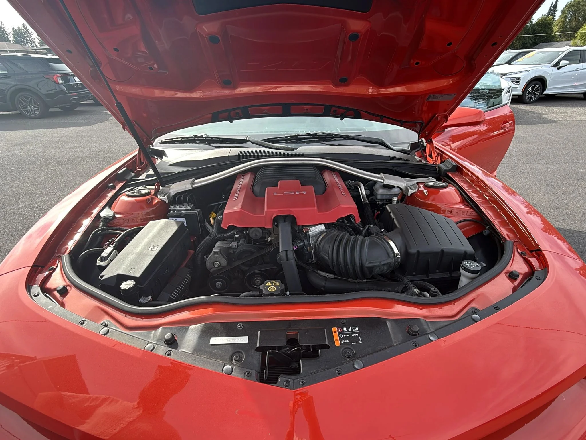 Used 2013 Inferno Orange Metallic Chevrolet ZL1 image 29