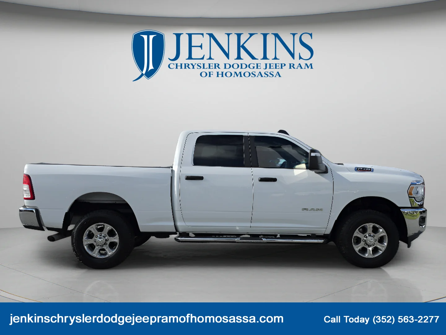 Used 2024 Bright White Clearcoat Ram Big Horn image 3