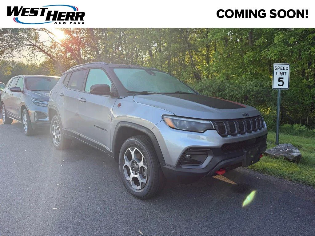 Used 2022 Billet Silver Metallic Clearco Jeep Trailhawk image 1