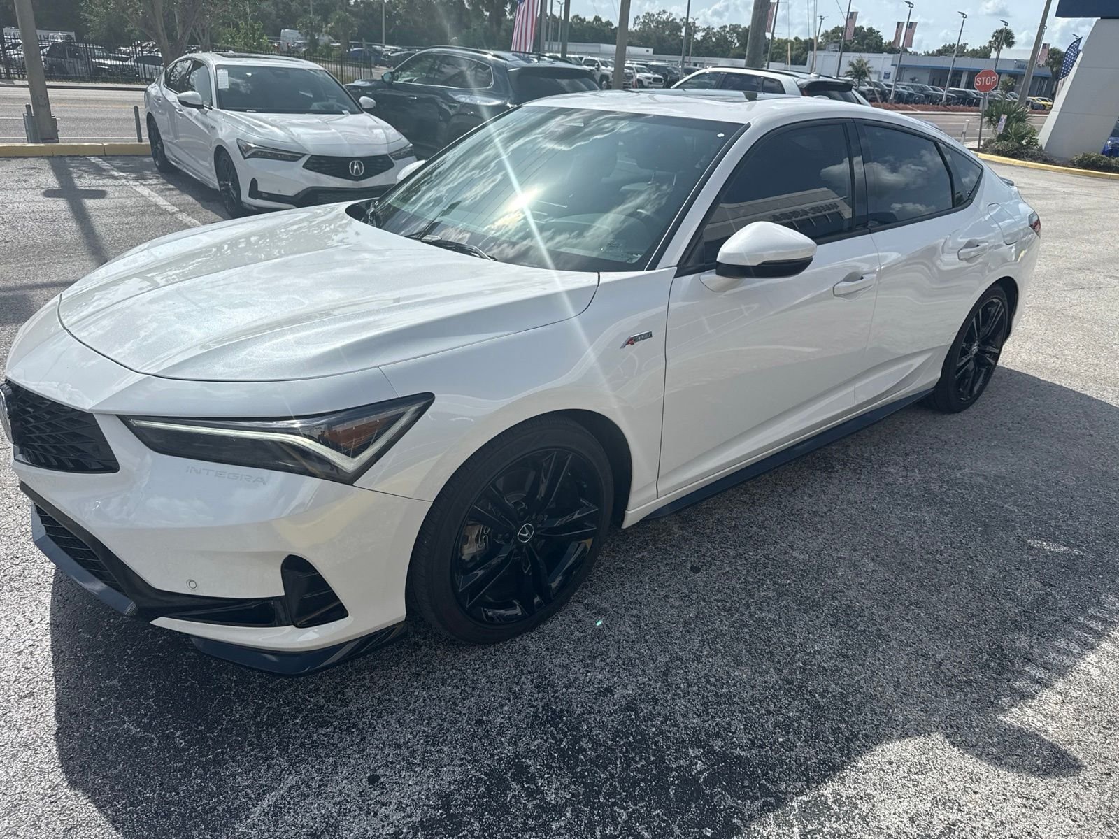 Used 2026 Platinum White Acura A-Spec Tech Package image 3