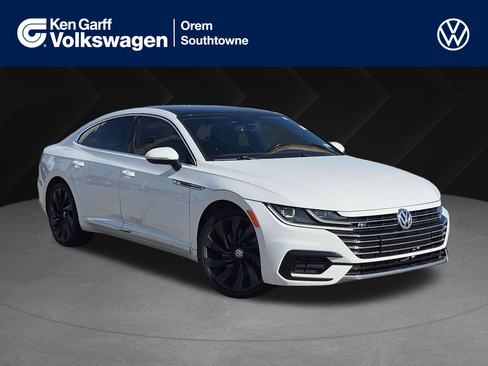 Used 2020 Pure White Volkswagen SEL R-Line image 1