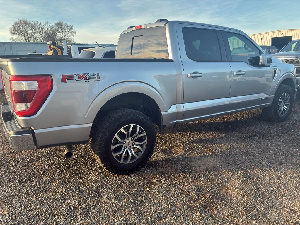 Used 2021 Iconic Silver Metallic Ford LARIAT image 5