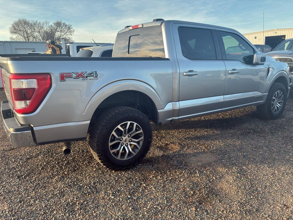 Used 2021 Iconic Silver Metallic Ford LARIAT image 5