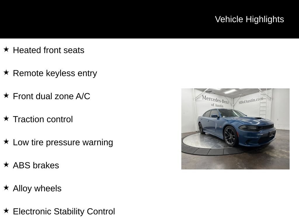 Used 2021 Blue Dodge R/T Scat Pack image 6