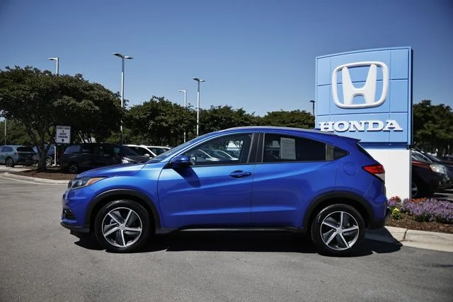 Used 2021 Aegean Blue Metallic Honda EX image 4