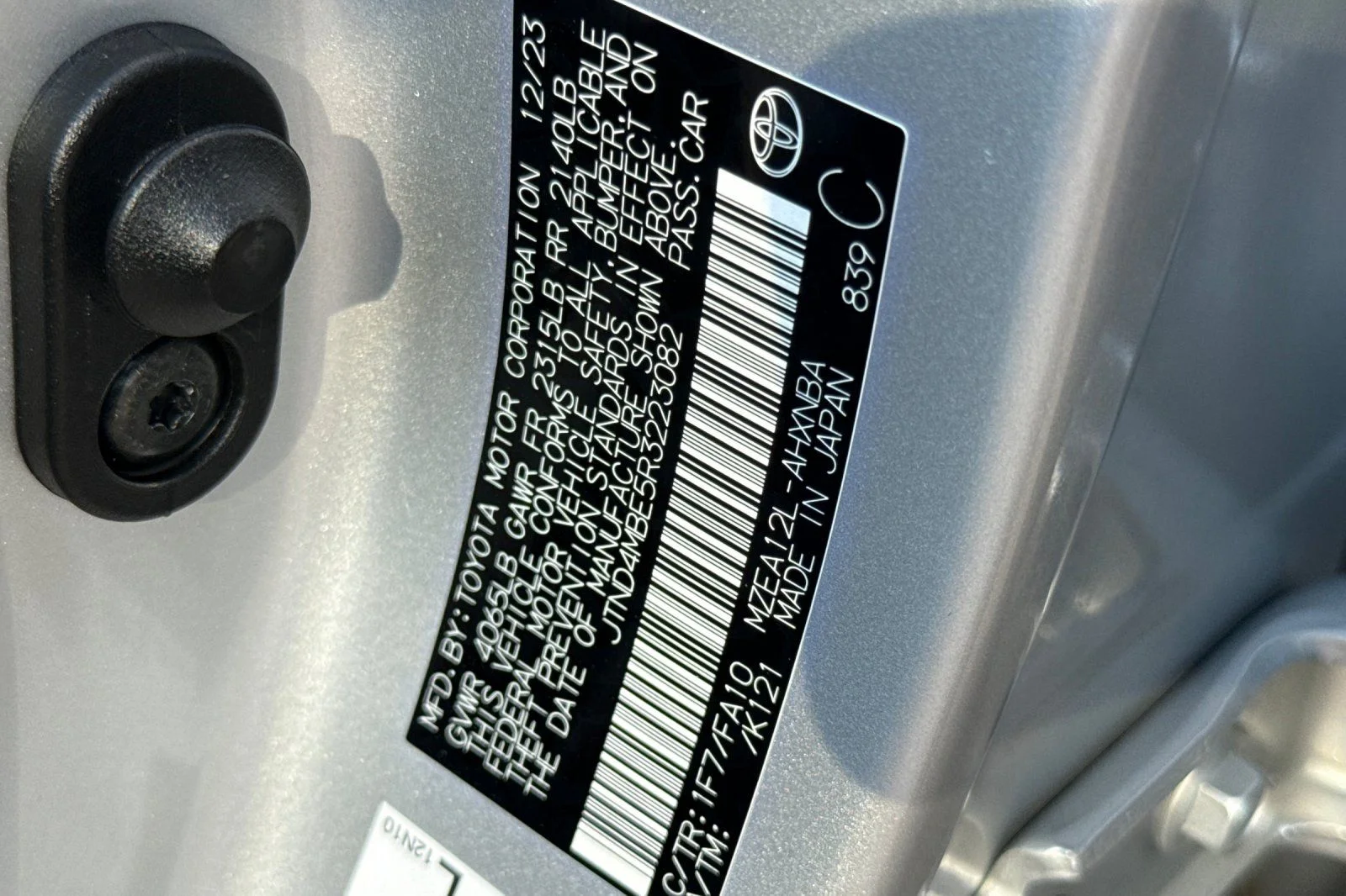 Used 2024 Silver Toyota SE image 27