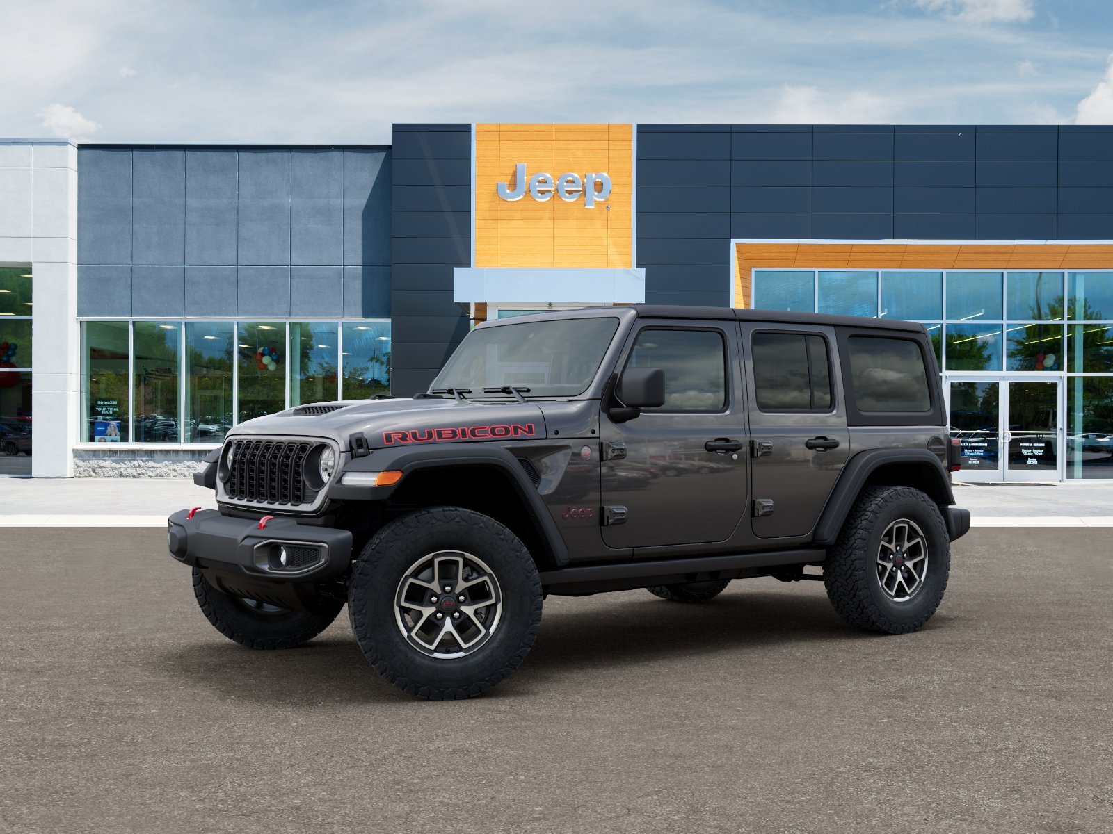 New 2026 Granite Crystal Metallic Clear-Coat Exterior Paint Jeep Rubicon image 28