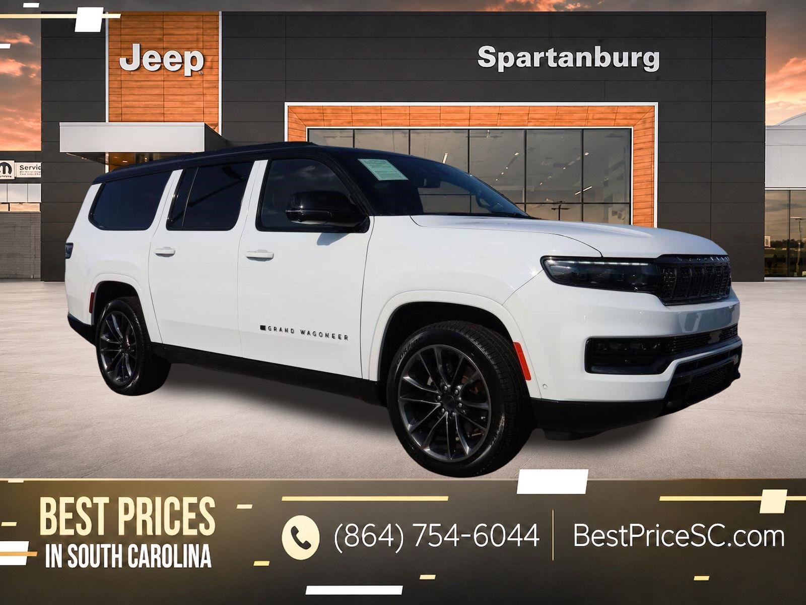 Certified Used 2025 Bright White Clearcoat Jeep Series III Obsidian image 1