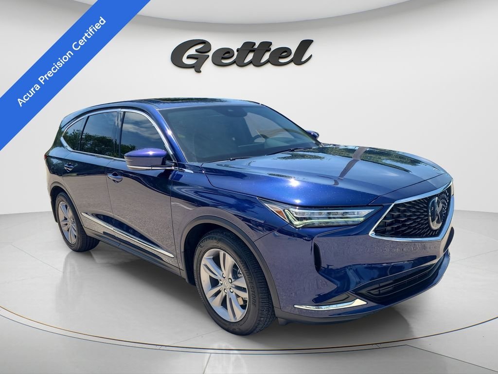 Certified Used 2024 Fathom Blue Pearl Acura MDX image 4