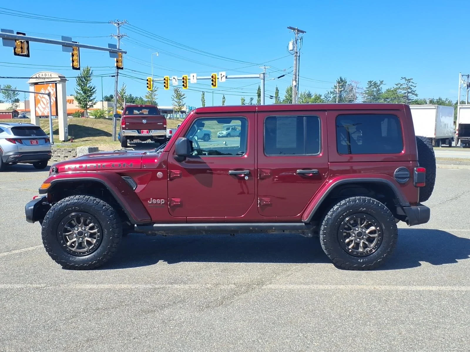 Used 2021 Snazzberry Pearlcoat Jeep Unlimited Rubicon image 8