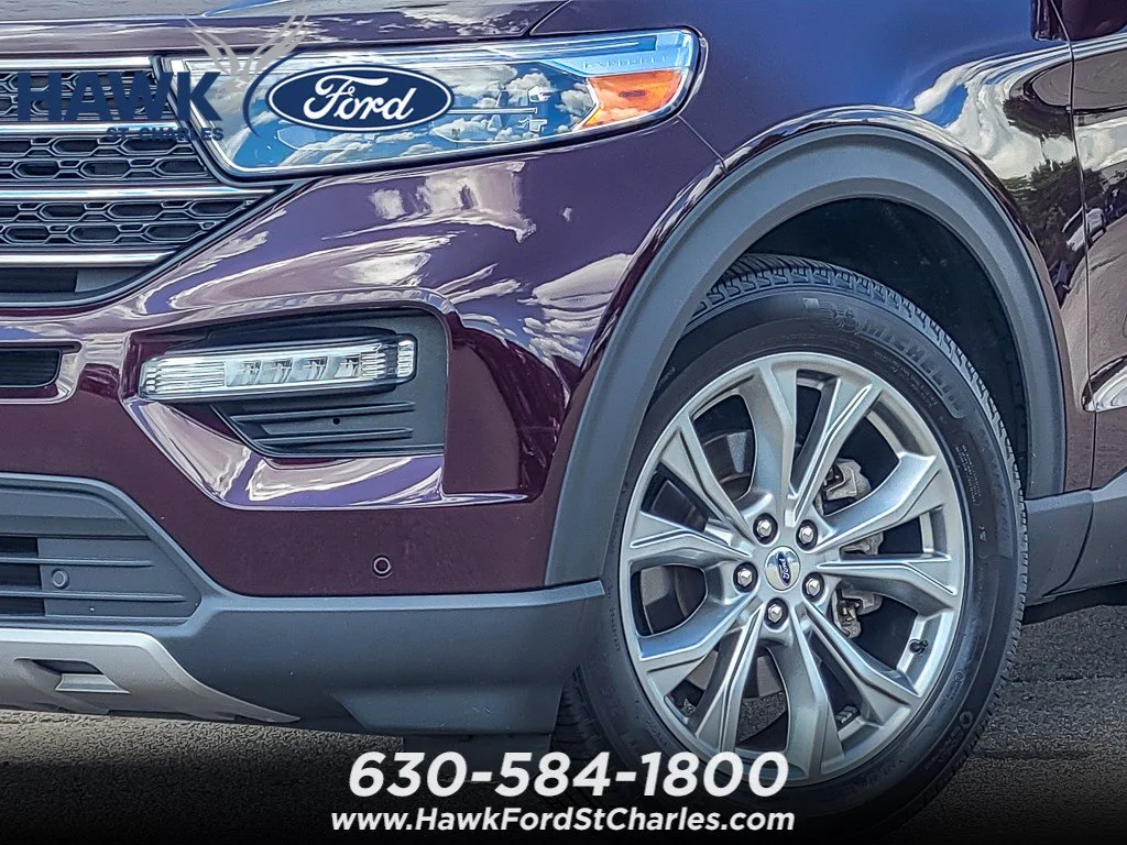 Certified Used 2023 Red Metallic Ford XLT image 2