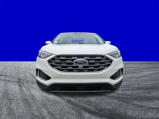 Certified Used 2020 White Metallic Ford Titanium image 9