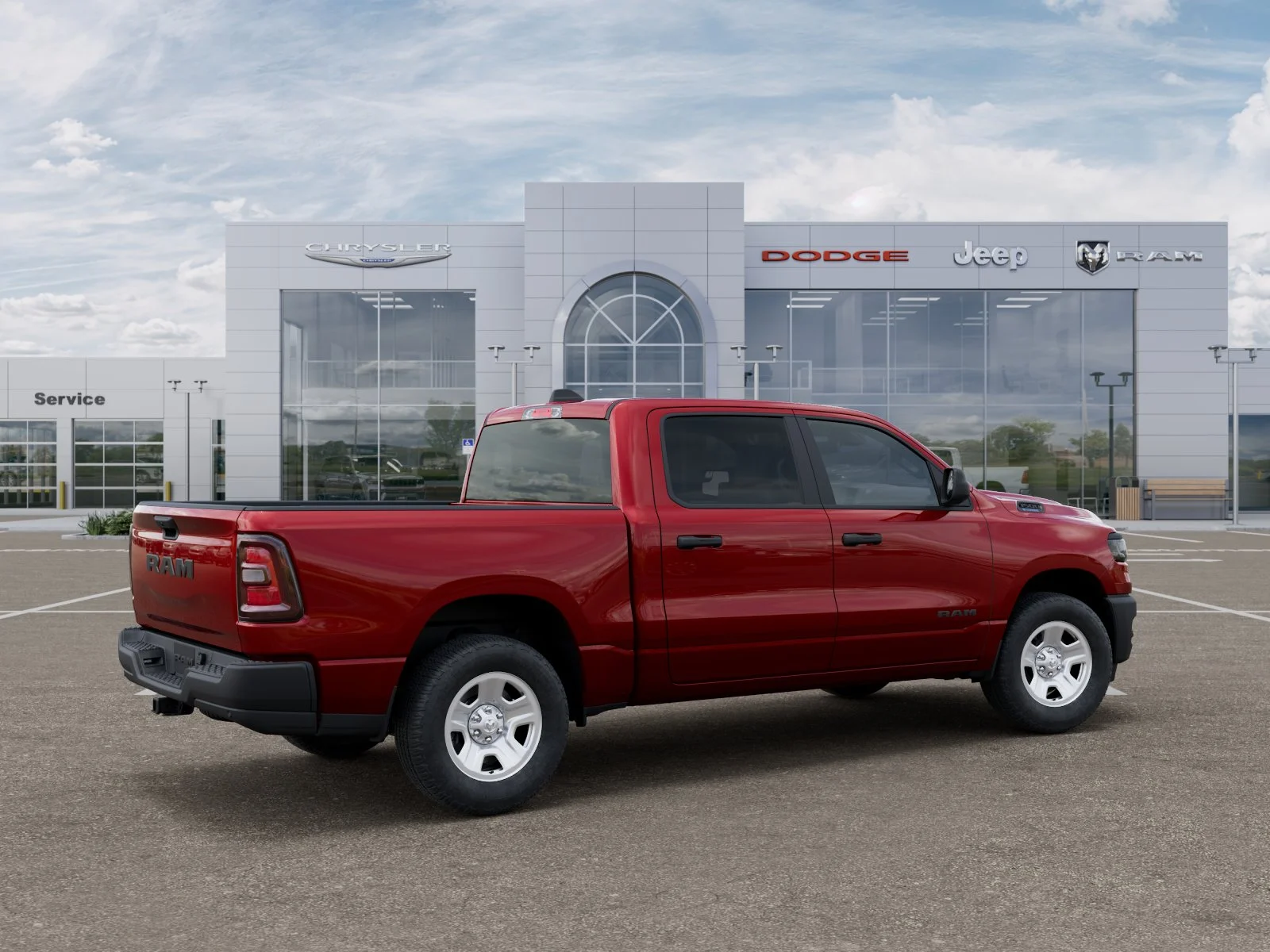 New 2026 Molten Red Pearlcoat RAM Tradesman image 42