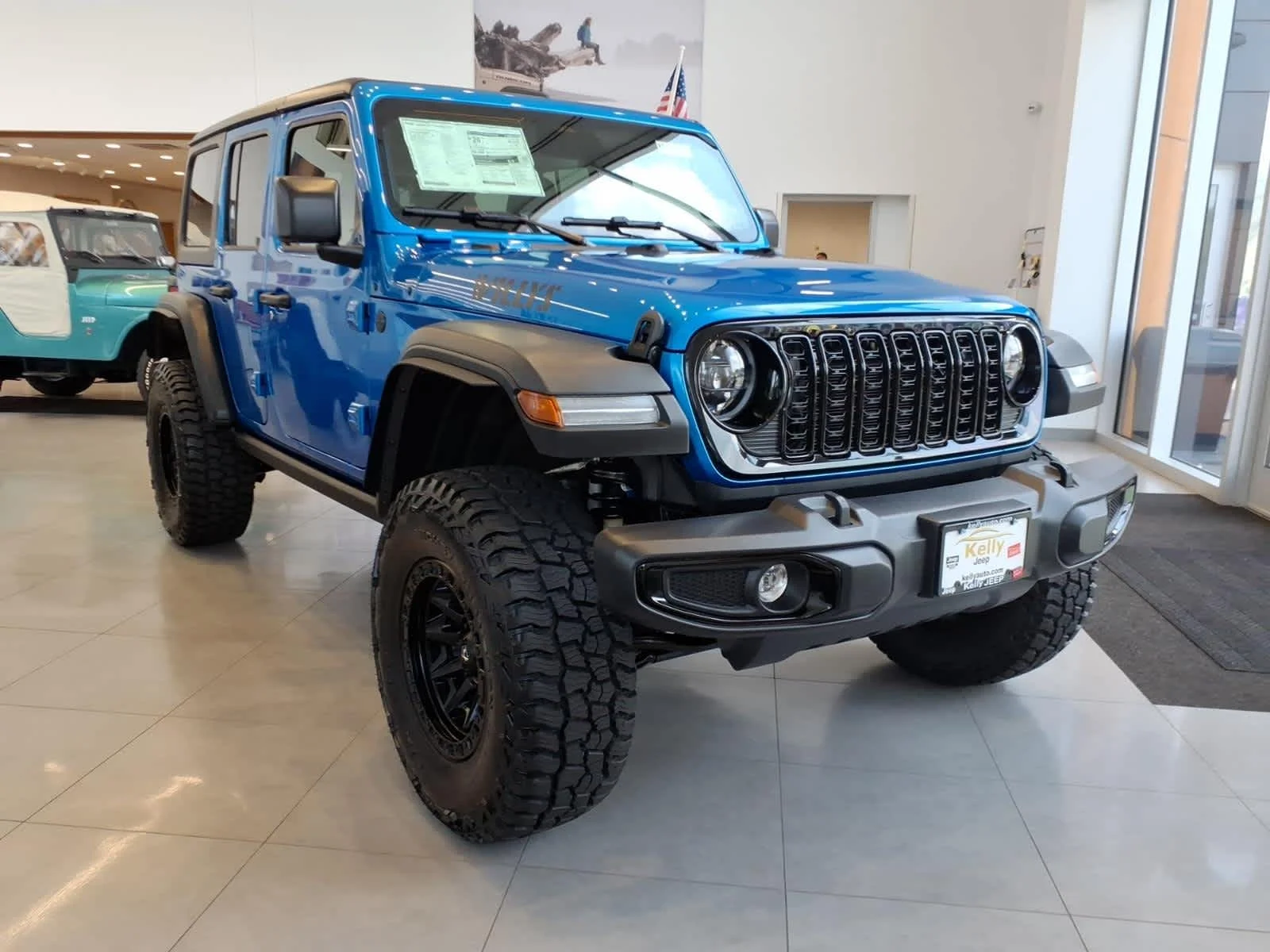 New 2026 Hydro Blue Pearlcoat Jeep Willys image 2