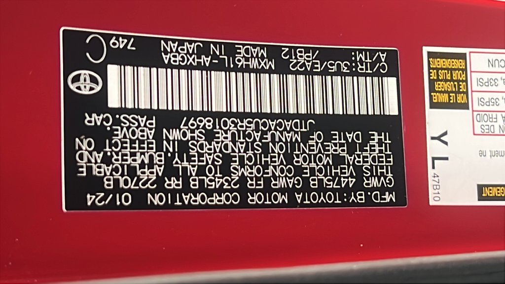 Used 2024 Red Toyota XSE image 24