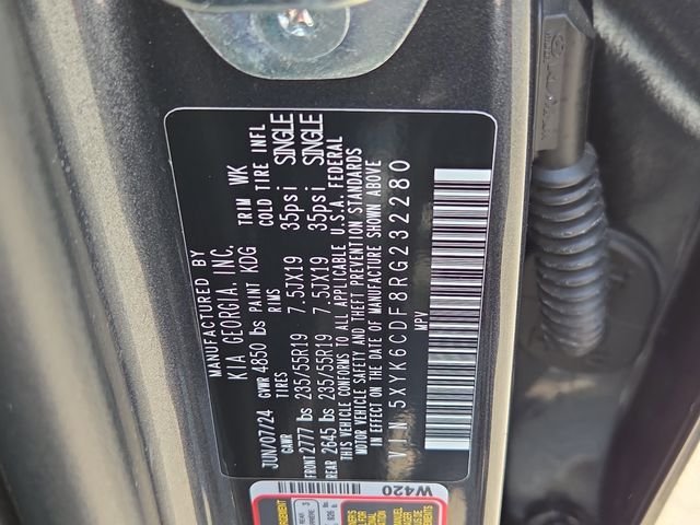 Certified Used 2024 Gray Kia X-Line image 8