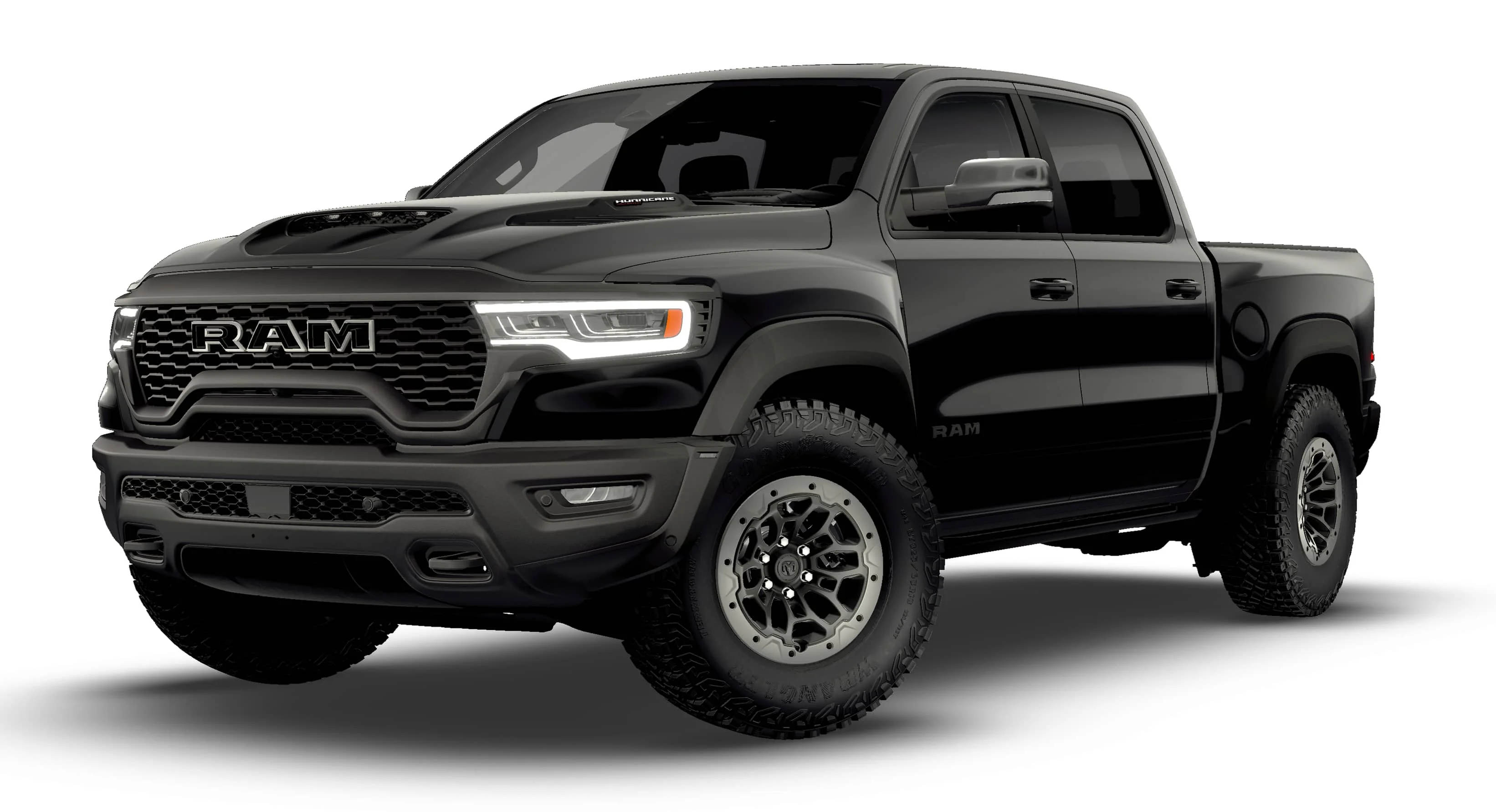 New 2026 Diamond Black Crystal Pearl-Coat Exterior Paint RAM RHO image 13
