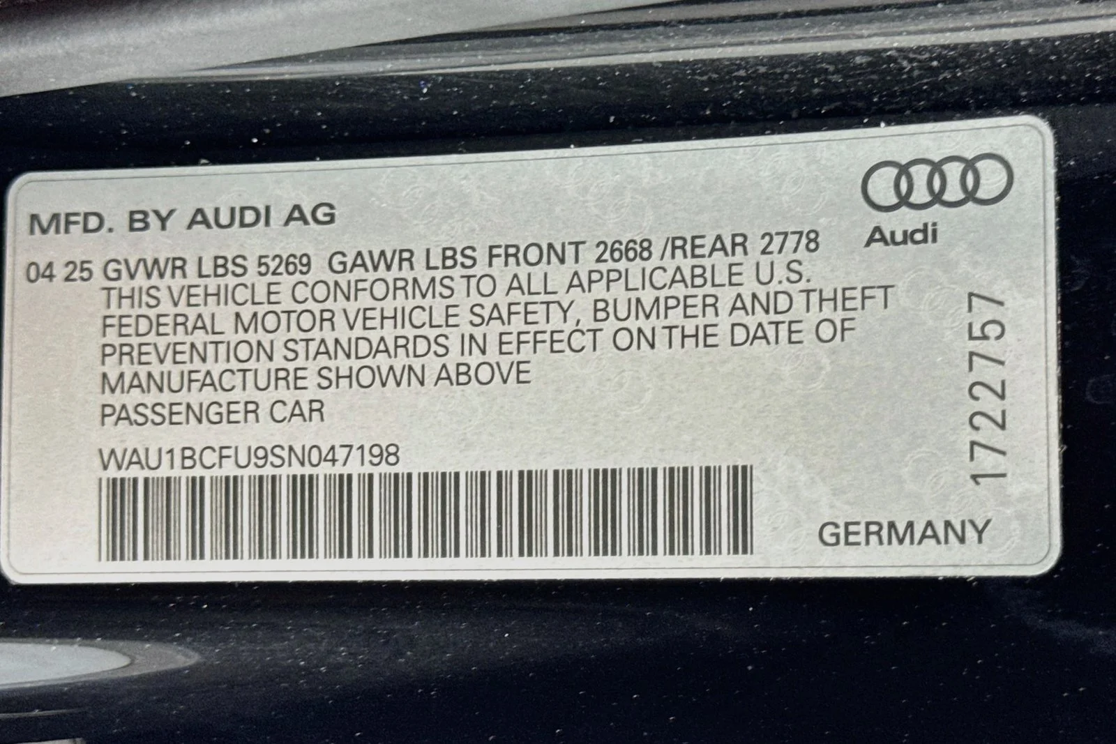 Used 2025 Black Audi Premium image 28