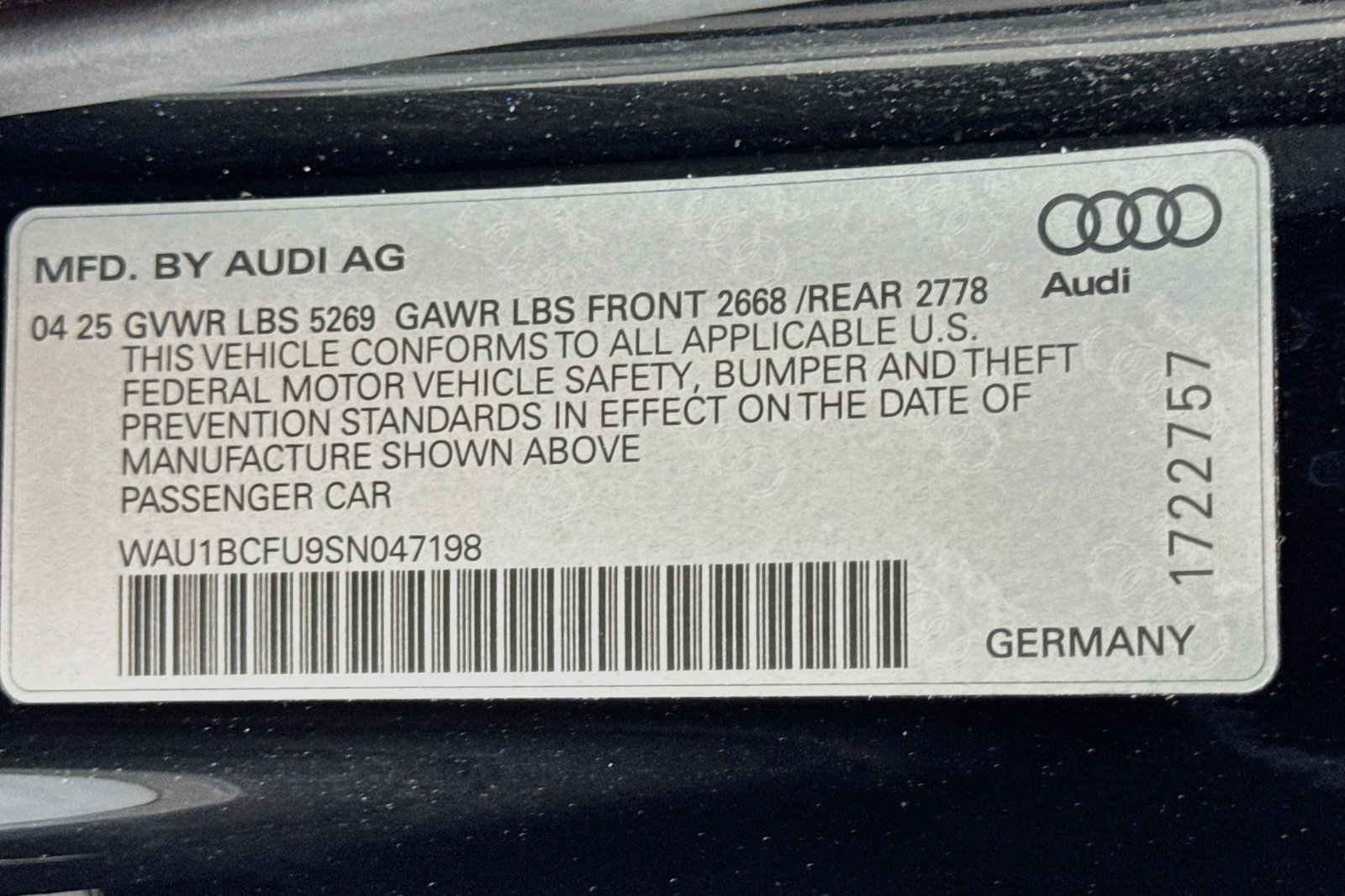 Used 2025 Black Audi Premium image 28