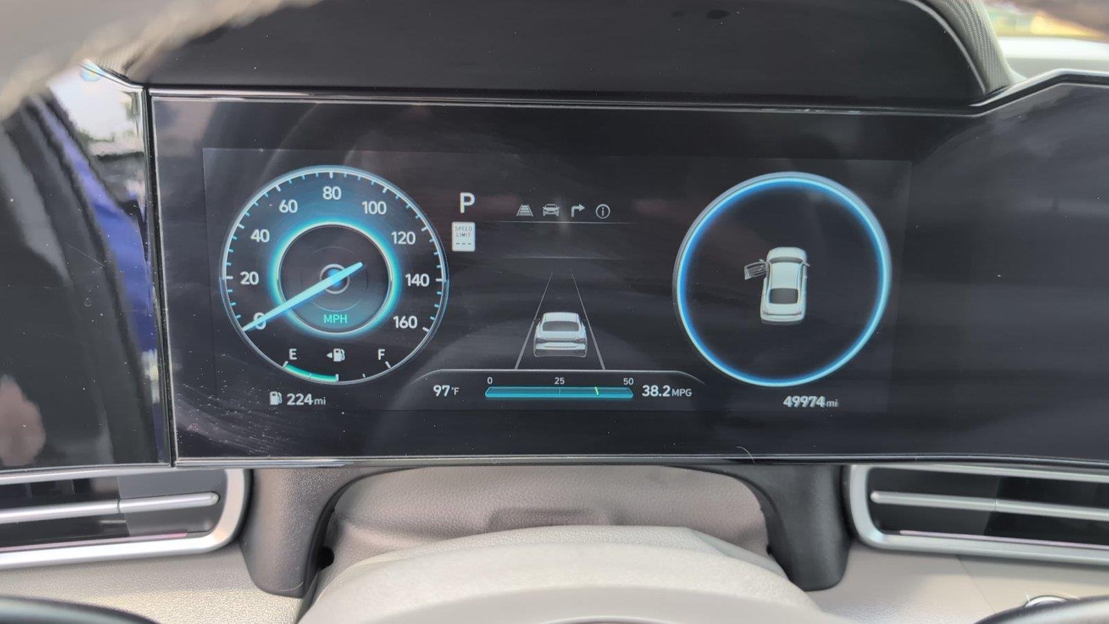 Used 2025 Intense Blue Hyundai SEL Convenience image 27