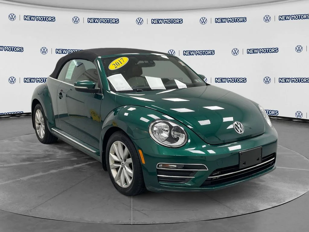 Used 2017 Bottle Green w/ Black Top Volkswagen 1.8T S image 5