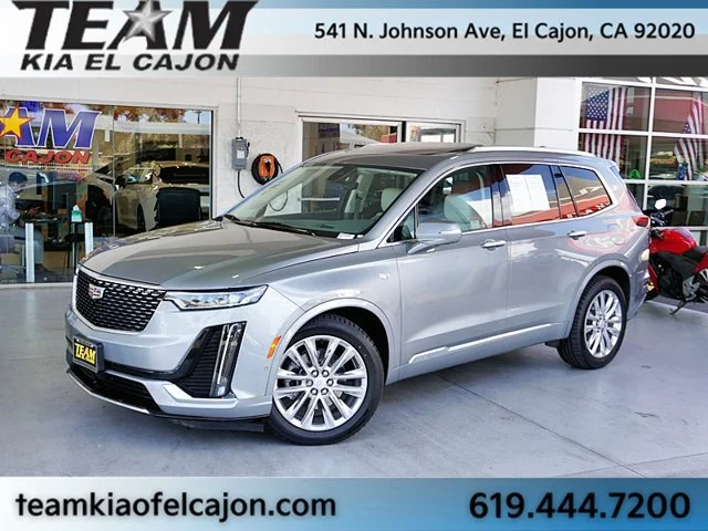 Used 2023 Silver Cadillac Premium Luxury image 1