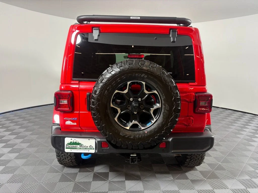 Used 2022 Red Jeep Unlimited Sahara 4xe image 9